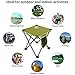 Yolafe Camping Stool, Lightweight Sturdy Portable Stool with Side Pocket,Sets Up in 1 Seconds, Folding Stool for Camping, Fishing, Hiking, Camping Stools for Adults with Carry Bag