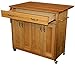 Catskill Craftsmen Mid-Sized Island with Flat Panel Doors and Drop Leaf