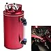 Dewhel Universal Cylindrical JDM 750ml Aluminum Engine Oil Catch Can Reservoir Tank (Blue)