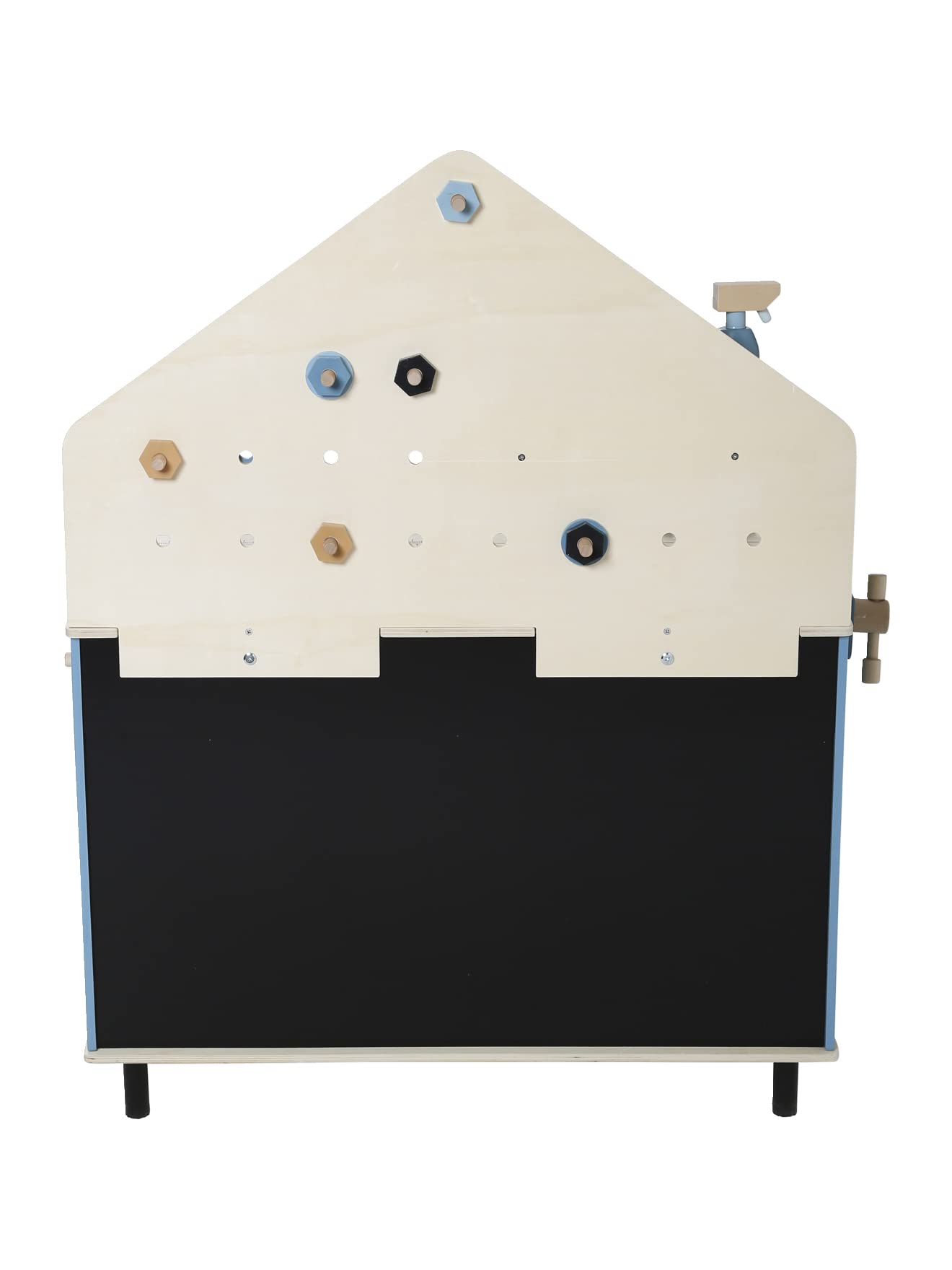 VERTBAUDETGroße Kinder Werkbank, Holz FSC®/Metallblau 3