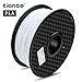 TIANSE PLA Filament 1.75mm PLA 3D Printer Filament, 1kg Cardboard Spool (2.2 lbs), Dimensional Accuracy +/- 0.03mm (White 1-Pack)