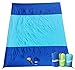 SAND-AWAY Sand Proof Outdoor Compact Beach Blanket (20% Bigger 9 x 7 ft) Oversized Beach, Picnic Blanket/ Beach Mat (INCLUDES 4 FREE STAKES!) Great for the Beach, Picnic, Camping, Hiking - XXL (royal)