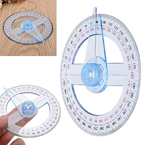 360 Explorer Ruler BYFRI Plastic 360 Degree Protractor Ruler Angle Finder Swing Arm Angle ...