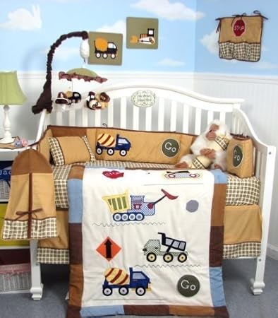 construction baby bedding