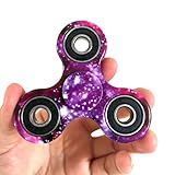 Fidget Spinner, Sunmy High Speed Hand Finger Spining Bearing Tri-Spinner Gyro Stress ADD ADHD Relieve Toys Purple Sky