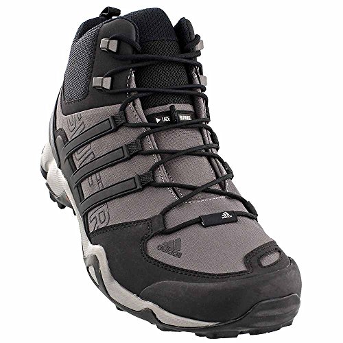 adidas Terrex Swift R Mid Boot Men's Hiking 12 Granite-Black-Solid Grey