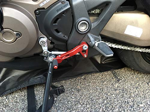 FXCNC Racing Motorcycle Brake Clutch Gear Shift Pedal Levers Fit For Ducati Monster 821 1200, Monster 821 Stripe 2015