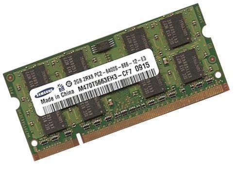 Samsung original 2 GB 200 pin DDR2-800 (PC2-6400) 128Mx8x16 double side
