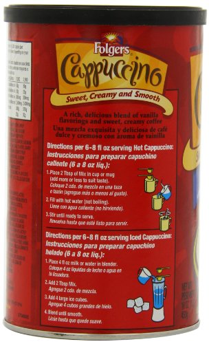 Folgers French Vanilla Cappuccino Mix - Image 7