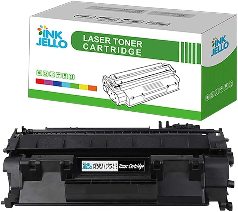 Inkjello Black Toner Cartridge CE505A CRG-519 for HP P2030 P2035 P2055 Series