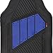 PolyCloth Sport Seat Covers Rubber Floor Mats & Steering Wheel Cover for Auto Car SUV Truck - Two Tone Black & Blue