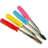 KitMax (TM) Pack of 12 Pcs Cute Cool Novelty Screwdriver Shape Personalized Promotional Ballpoint Pens Office School Supplies Students Children Gift