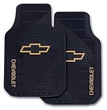 Plasticolor 3 Pack 1381R01 Chevrolet Factory Style Trim-To-Fit Molded Front Floor Mats - Set of 2 per Package