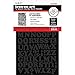 S.E.I 3/4-Inch Iron-on T-Shirt Letters, Chunky Letter Flock Heat Transfers, Black