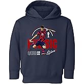 KING THREADS World Soccer 2022 Pulisic 10 USA Football Fans Toddler Hoodie Sweatshirt (Navy, 2T)