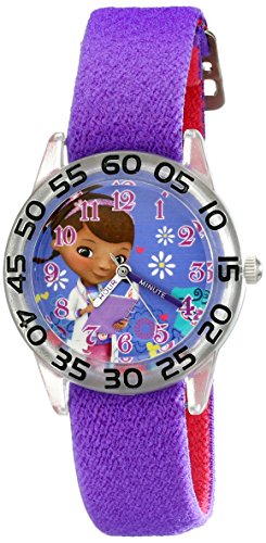 Disney Kids' W001955 Doc McStuffins Analog Display Analog Quartz Purple Watch