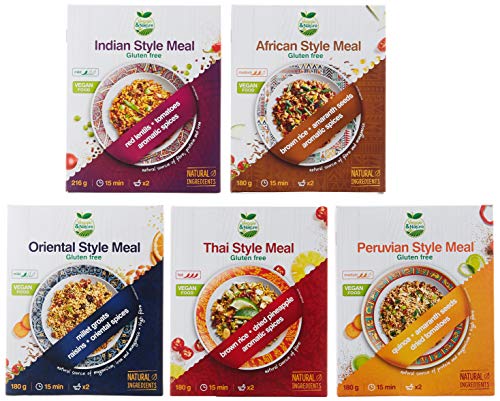 VeggieNature-Tastes-of-the-World-Kombipackung-mit-5-Geschmacksnoten-Indisch-216-g-Afrikanisch-180-g-Orientalisch-180-g-Peruanisch-180-g-Thailaendisch-180-g VeggieNature-Tastes-of-the-World-Kombipackung-mit-5-Geschmacksnoten-Indisch-216-g-Afrikanisch-180-g-Orientalisch-180-g-Peruanisch-180-g-Thailaendisch-180-g