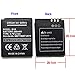 Smart watch 3.7V Lithium battery 380MAH for A1/G10/G10A smart watch