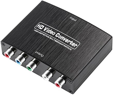Oumeijia 4K HDMI to YPbPr Component RGB Video and R/L Audio Output Converter Adapter 1080P HD Video Support Macbook/ PS4 Pro/ Amazon Fire TV/Xbox one/Nintendo Switch /Google Chrome Pixel