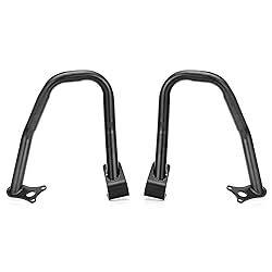 WeiSen Gloss Black Engine Guard Protector Highway