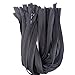 Renashed Nylon #3 Invisible Zippers 45pcs 21.5 Inch for Tailor Sewer Sewing Craft Crafter's Special Black