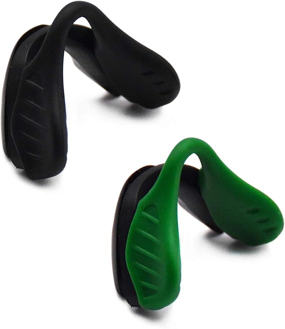 SOODASE Black/Green Replacement Rubber Earsocks Nose Pads For Oakley