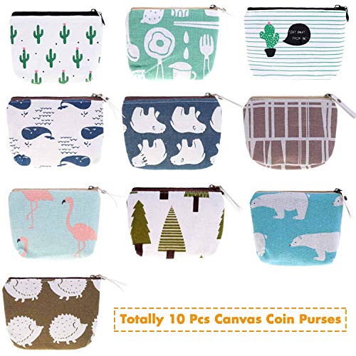 small zipper change purse