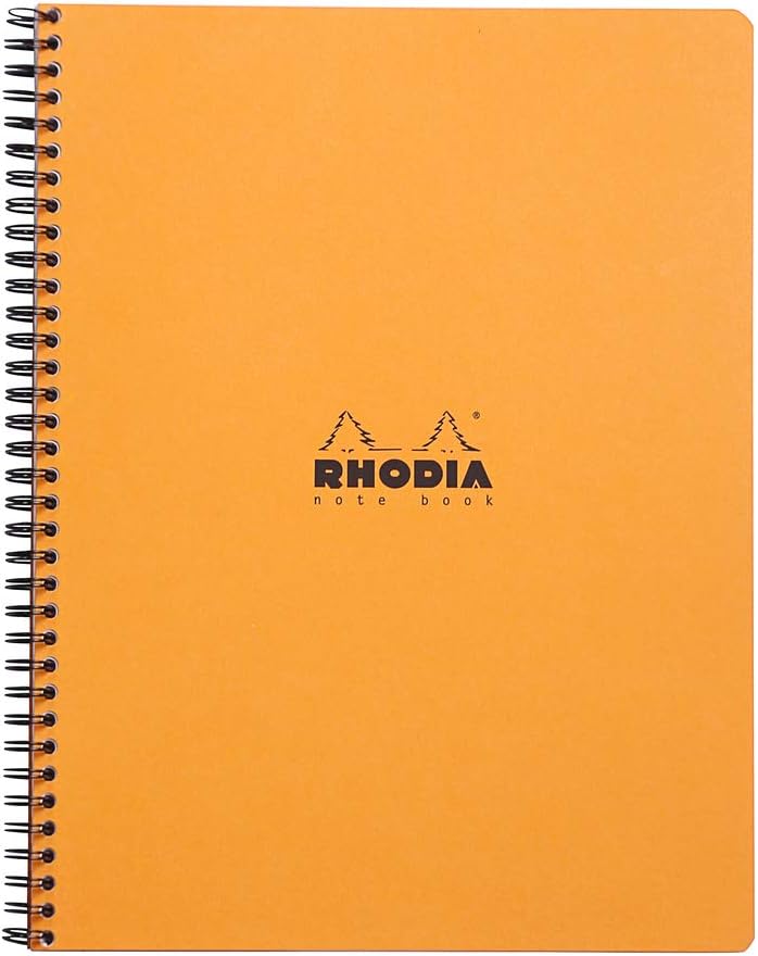 Rhodia Wire Bound Notebook, A4+, Square ruling Single Random Colour