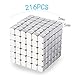 Magnetic Cube Magnetic Cube toy Stanaway 3D DIY super cool Magnetic Cube Toy with 216PCS 5mm Diameter Puzzle Magnet Block for stess relief intelligence and creativity development