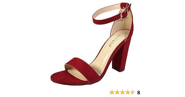 Women's Single Band Chunky Heel Sandal 