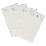 Personal 6-Hole Binder Notebook Refills, Moterm