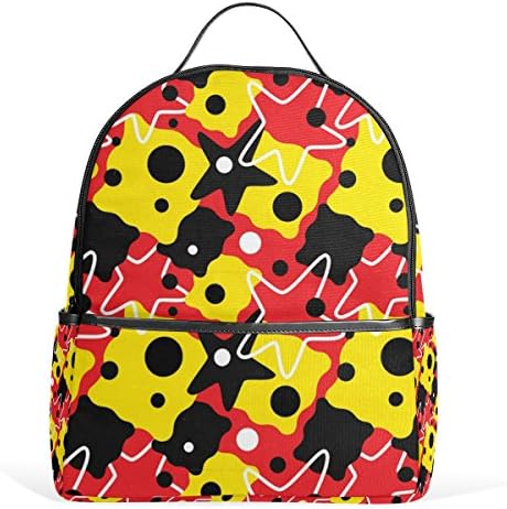 CAREVE Stars and Cameras Patern School Backpacks Bookbags for Boys Girls Teens Kids