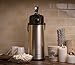 Bellemain 2.2 Liter Airpot Coffee Dispenser with Pump, Stainless Steel with Glass Lined Vacuum Insulated