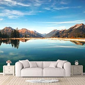 Wall Murals for Bedroom Beautiful Nature Norway Natural Landscape Large Removable Wallpaper Peel and Stick Wall Stickers - 66x96 inches