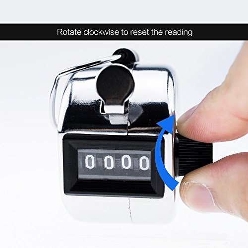 image for HORSKY Tally Counter Handheld, Digit Number Lap Counter Manual Mechani