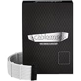 CableMod RT-Series Pro ModMesh Sleeved 12VHPWR StealthSense Dual Cable Kit for ASUS/Seasonic/Phanteks (White)