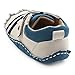 Lidiano Toddler Baby Sewing Sting-Proof Non-Slip Rubber Sole First Walker Sneakers (L:13-18 Months, Blue)