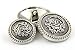 Funcoo 11 pcs Antique Metal Blazer Button Vintage Suits Button Set for Blazer, Suits, Sport Coat, Uniform, Jacket (Silver)