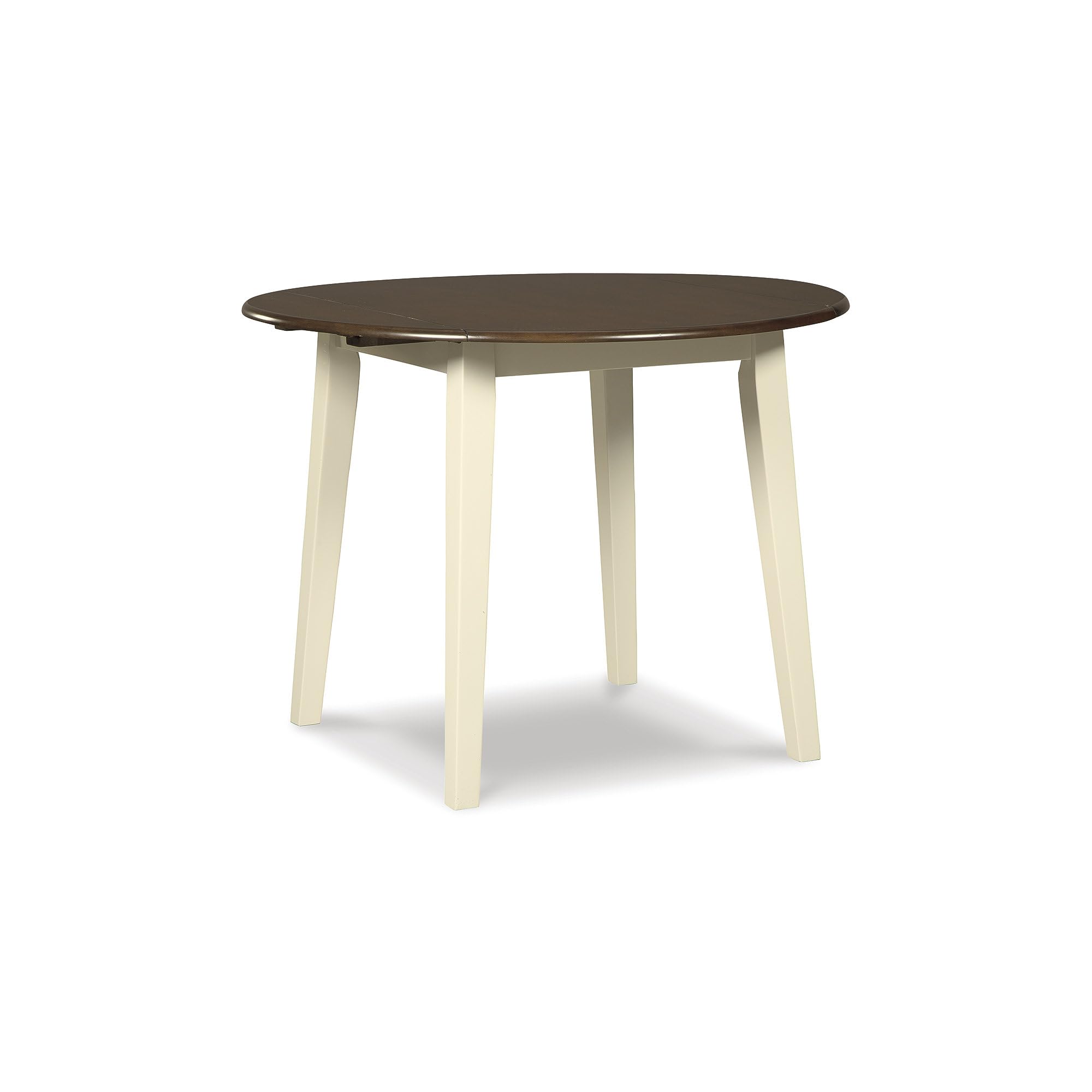 Photo 1 of Signature Design by Ashley Woodanville Dining Room Table, Two-Tone White
