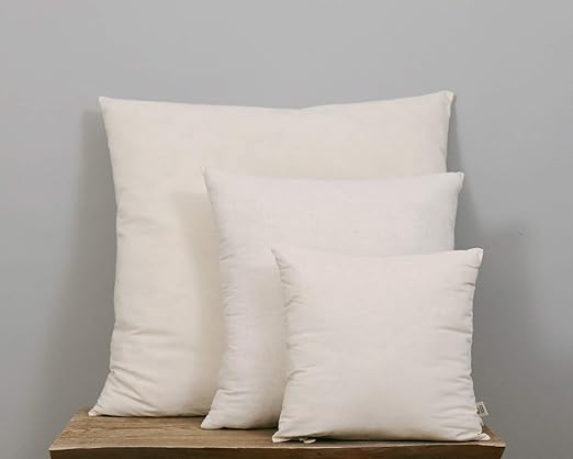Amazon Com Home Of Wool Throw Pillow Insert Down Alternative