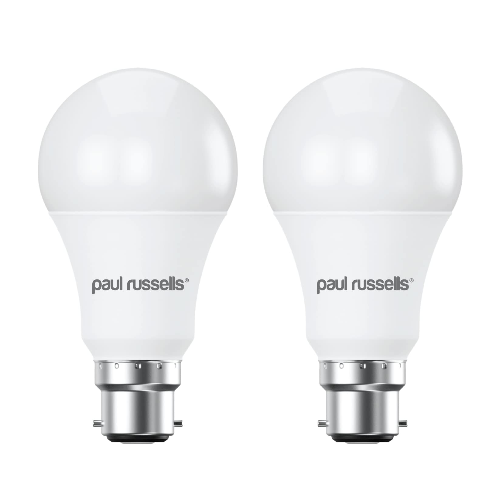 paul russells LED GLS - Dimmable Bayonet Light, 14W 1521 Lumens B22 A70 LED Bulbs, 100w Equivalent, 2700K Warm White, Dimmer Standard BC Energy Saving Ceiling Lightbulbs, 2 Pack
