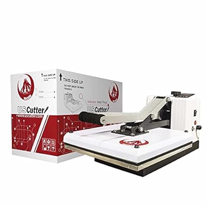 USCutter New 15" x 15" Volcano Digital Clamshell Heat Press with Optional Mug Press Attachment - Image 10