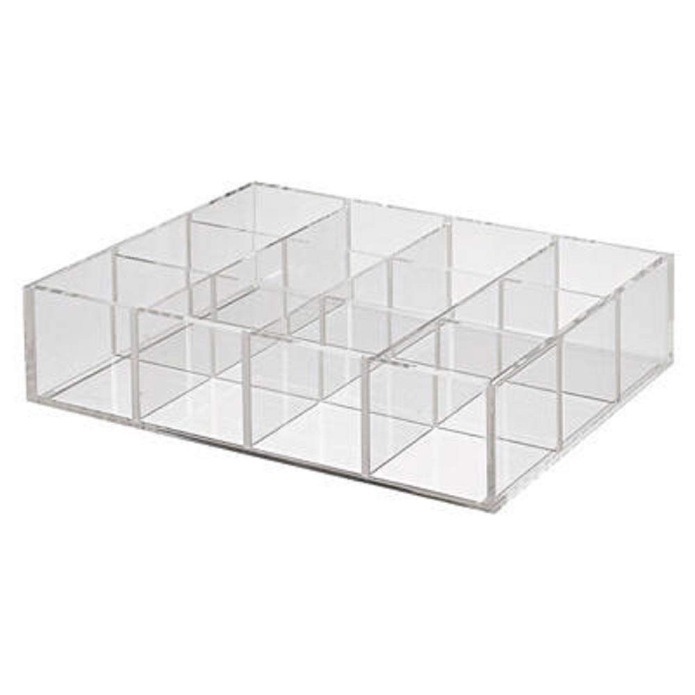Muji Storage Box with Partition, Acrylic, Large โ image 1