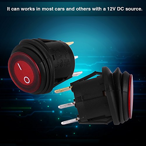 4 Qiilu+Rocker+Toggle+Circuit+Waterproof