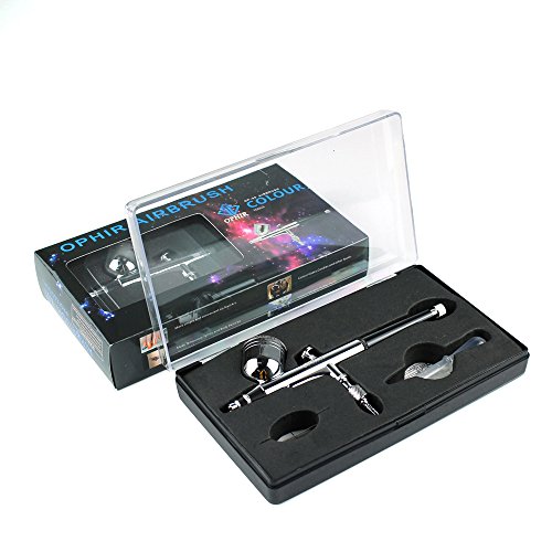 OPHIR Premium Dual Action Airbrush Kit Craft Nail Art Hobby 0.3mm Nozzle AC004
