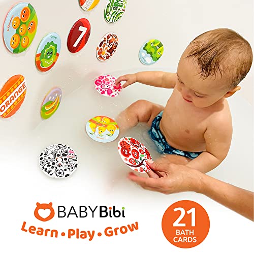 Floating Baby Flash Cards for Bathtub Learn Numbers, Counting and