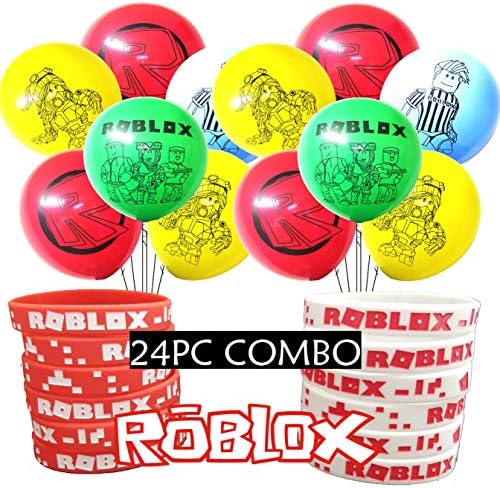 24pc ROBLOX Bracelets Goody bag Party favor Birthday Party Supplies Decoration balloon