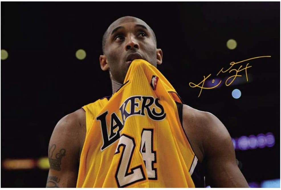 Fuguan Kobe Poster, PVC Painting Pop Art Wall Decor Poster for Basketball Fans 20x30cm(H08)