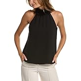 Trina Turk Women's Feather Trim Halter Top