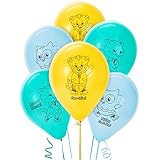 Daniel Tiger Latex Balloon Party Supplies, Pack of 6